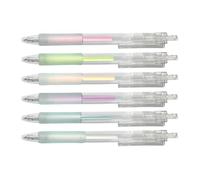 Glue Pens for Scrapbooking - 6 Pieces Press Type Applicator, Quick-Dry Fine Tip Glue Pen for Paper Craft, Notepad, Envelope, Card Making, Professional Artists, Beginner, Precision Adhesive