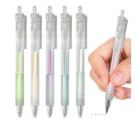 Glue Pens For Scrapbooking - 6pcs Press Type Applicator | Quick Dry Fine Tip Glue Pen Set, Precision Adhesive Pens For Paper Craft, Card Making, Envelope Decoration | Craft Supplies
