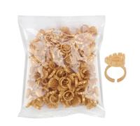 Glue Rings - 100pcs Lash Lashing Supplies, Adhesive Holder, Adjustable