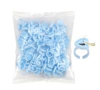Glue Rings - Adjustable Sturdy Holder, Adjustable Smart Glue Cups | Lash Glue Rings Rings Cups Holder For Nail Enhancement, Ink, Lipstick, Face Painting, Crafts, Art, Beauty Makeup Tool, Lash