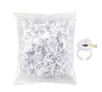 Glue Rings - Adjustable Sturdy Holder, Adjustable Smart Glue Cups | Lash Glue Rings Rings Cups Holder For Nail Enhancement, Ink, Lipstick, Face Painting, Crafts, Art, Beauty Makeup Tool, Lash