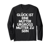Glück ist Eine Mutter Urgroßmutter Zu Sein - German Mom Gift Manga Larga