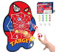 Glückpa Spider 70cm Diana Dardos con 12 Bolas Adhesivas, Juguetes para Niños 3-8 Años, Navidad Regalo para Niños 4-9 Años, Juegos de Lanzamiento para Niños y Niñas, Juegos de Exterior