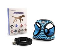 Glückpet Arnés para Perros Pequeños y Medianos con Correa de 1.4m Antitirones Reflectante Talla L Glückpet