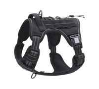 Glückpet Arnés Táctico para Perros Medianos y Grandes Antitirones Reflectante Uso Profesional Talla L Glückpet