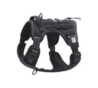 Glückpet Arnés Táctico para Perros Medianos y Grandes Antitirones Reflectante Uso Profesional Talla M Glückpet