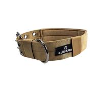 Glückpet Collar para Perro con Hebilla Velcro y Anilla en D Talla L 43-53cm Glückpet