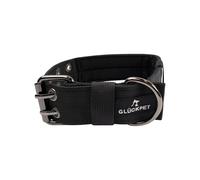 Glückpet Collar para Perro con Hebilla Velcro y Anilla en D Talla M 35-45cm Glückpet