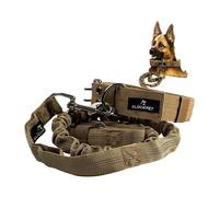 Glückpet Collar y Correa para Perro Reflectante con Enganche para Coche Talla L Glückpet