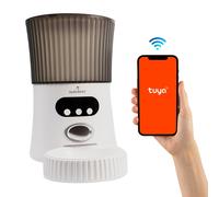 Glückpet Comedero Automático para Perros y Gatos con WiFi Control por App 6L Blanco Glückpet