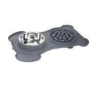 Glückpet Comedero Lento con Bebedero para Perros 730ml Glückpet