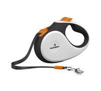 Glückpet Correa para Perro Retráctil Extensible 5m con Botón de Bloqueo y Mango Ergonómico Talla L Glückpet