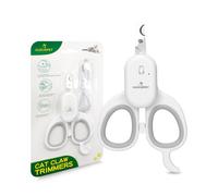 Glückpet Cortauñas para Gatos y Perros con Linterna LED y Luz UV para Bacterias Glückpet