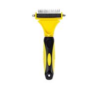 Glückpet Rastrillo Quitanudos y Deslanador para Perros y Gatos 23+12 Dientes Redondeados Glückpet