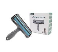 GLÜCKPET Rodillo Quitapelos de Mascotas, Gris, Limpieza Fácil, Reutilizable