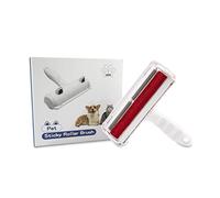 GLÜCKPET Rodillo Quitapelos de Mascotas, Rojo, Limpieza Fácil, Reutilizable