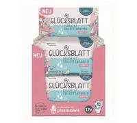 Glücksblatt Papel higiénico húmedo Sensitiv, 12 paquetes de 42 toallitas cada una, sin fragancias ni colorantes, sin perfume, dermatológicamente probado, para pieles sensibles, cuidado suave
