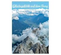 Glücksgefühle auf dem Berg - Highlight Zugspitze (Wandkalender 2026 DIN A2 hoch), CALVENDO Monatskalender: Magische Momente auf der Zugspitze - wo ... und Fernsicht das Herz höher schlagen lassen.