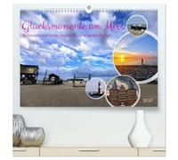 Glücksmomente am Meer - Sehnsuchtsorte deutscher Küstenlandschaften (hochwertiger Premium Wandkalender 2027 DIN A2 quer), Kunstdruck in Hochglanz: Deutsche Nordseeküste und Ostseestrände
