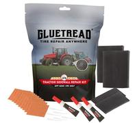 GlueTread Kit de reparación de neumáticos de Pared Lateral para Tractor | Reparación de pinchazos Todoterreno en Cualquier Lugar sin Necesidad de Quitar el neumático, Suficiente Material para