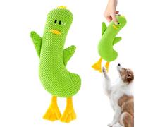 Glugahrif Juguete Perro Pato,Juguete Squeaky de peluche para cachorro y perro | Compañero de viaje y juego interior Doudou Mordeur para educación animal