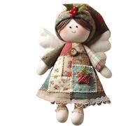Glugahrif Kit De Bricolaje De Navidad Para | Decoración Vintage Dulce,Kit de Bricolaje Tela Ángel Decoración Niñas | Para Adultos Niñas Familia Amigos Fiesta Casa Árbol Pared Puerta Ventana