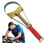 Glugahrif Llave de filtro de aceite, herramienta de eliminación de filtro de aceite, accesorio de mantenimiento de tractores, herramienta portátil ajustable para eliminación de filtros de aceite para