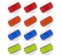 Glugahrif Pelotas de golf , 12 pelotas de entrenamiento de golf, ayuda portátil para ejercicios con de objetivo de 360 grados para entrenamiento de swing y precisión de putter