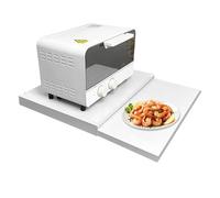 Glugahrif Soporte para microondas, bandeja extraíble para microondas, superficie de trabajo antideslizante para arroceras y electrodomésticos