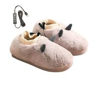 Glugahrif Zapatillas Calefactables para Mujer, Hombre y Ancianos - Calentadores de Pies, Botas Eléctricas Calentadas - Carga USB, Múltiples Usos