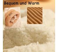 Gluhbirnen Saco de dormir para gatos, cueva de peluche para gatos, cálida y cómoda, saco de dormir para gatos, adecuado para gatos y perros pequeños de hasta 3 kg, M, 44 x 37 x 31 cm, color crema