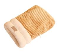 Gluhbirnen Saco de dormir para gatos, cueva de peluche para gatos, cálida y cómoda, saco de dormir para gatos, adecuado para gatos y perros pequeños de hasta 3 kg, M, 44 x 37 x 31 cm, marrón