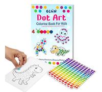GLUN® Paquete de 1 cuaderno de calcomanías divertidas para niños, más de 1750 calcomanías multicolor con ABC, 123, hojas de vehículos y animales, libro para manualidades, etiquetado y organización