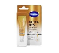 Vaseline Sérum Labial Gluta-Hya Juicy Peach 10ml. Con ácido hialurónico, tripéptido, tecnología Glutaglow y SPF15. Color, volumen y protección. Hidratación al instante y acabado gloss no pegajoso.
