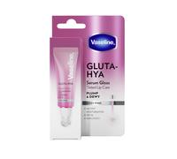 Vaseline Sérum Labial Gluta-Hya Rosy Pink 10ml. Con ácido hialurónico, tripéptido, tecnología Glutaglow y SPF15. Color, volumen y protección. Hidratación al instante y acabado gloss no pegajoso.