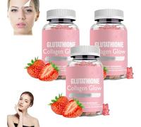 Glutathione Collagen Glow Gummies, Glutathione - Glutathione Gummies, Glutathione Collagen Glow, Korean Collagen Gummies for Women, Skin Care (3Pcs)