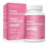 Glutatión liposomal en cápsulas blandas, suplemento de glutatión de alta potencia 1000mg por ración,60 cápsulas