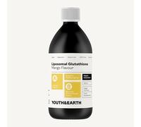 Glutatión liposomal líquido Youth & Earth 250 ml - Fórmula vegana pura - 400 mg de glutatión, potente antioxidante para un antienvejecimiento natural - Sabor a mango