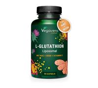 Glutatión Liposomal PureWay™- G | Antioxidante Potente | NAC + Glicina + MSM + Vitamina C + Magnesio | Regenerador Celular | 90 Cápsulas | Vegavero®