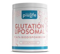 Glutatión Liposomal Reducido 250 mg PiùLife, 60 Cápsulas Vegatales | 1 Al Día, 2 Meses De Suministro, Tecnología Liposomal, Potente Antioxidante, Detox, Sistema Inmunitario, Sin Gluten Y Lactosa