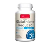 Glutatión reducido 500 mg, sin OMG, sin gluten, 120 cápsulas veganas
