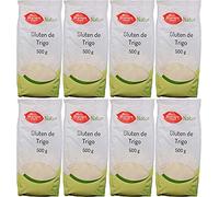 GLUTEN DE TRIGO. Contiene 8 bolsas de 500g. (4Kg). El Granero.