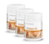 Gluten-fit Cápsulas - 3x 90 Cápsulas sus prolil-oligopeptidasa que divide el gluten en pequeños fragmentos para una mejor digestión