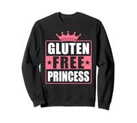 Gluten Free Princess Enfermedad celíaca Sin Gluten Sudadera