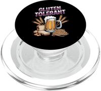 Gluten Tolerant Beer and Bread Lovers PopSockets PopGrip para MagSafe