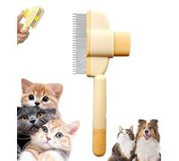 Glvomazty Cepillo para Gato, 1 Piezas - Spazzola per pelliccia per gatto Cepillo para Perros y Gatos, Peine para Gatos Pet Brush para Pelo Corto y Largo, Naranja