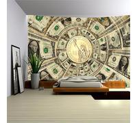 GLWDMB 1 pieza | Divertido tapiz de dólar estadounidense y estatua de la libertad, decoración para colgar en la pared, para dormitorio, sala de estar, oficina, dormitorio, telón de fondo | 200 x 150
