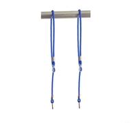 Glwei - 2 cuerdas ajustables para columpio de árbol de 110-180 cm, juego de cuerdas de jardín resistentes para parque infantil al aire libre, capacidad de carga de 300 libras con hebillas, rojo