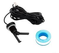 GLXFLORP Interruptor de flujo de piscina Sensor magnético de paletas de plástico para sistemas de baño de sal con resistencia a la presión y detección confiable de flujo de agua (azul)