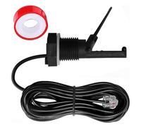 GLXFLORP Salt Systems - Interruptores de flujo de agua con ajuste en T y cable de repuesto para transductor de flujo resistente a la erosión Goldline Systems